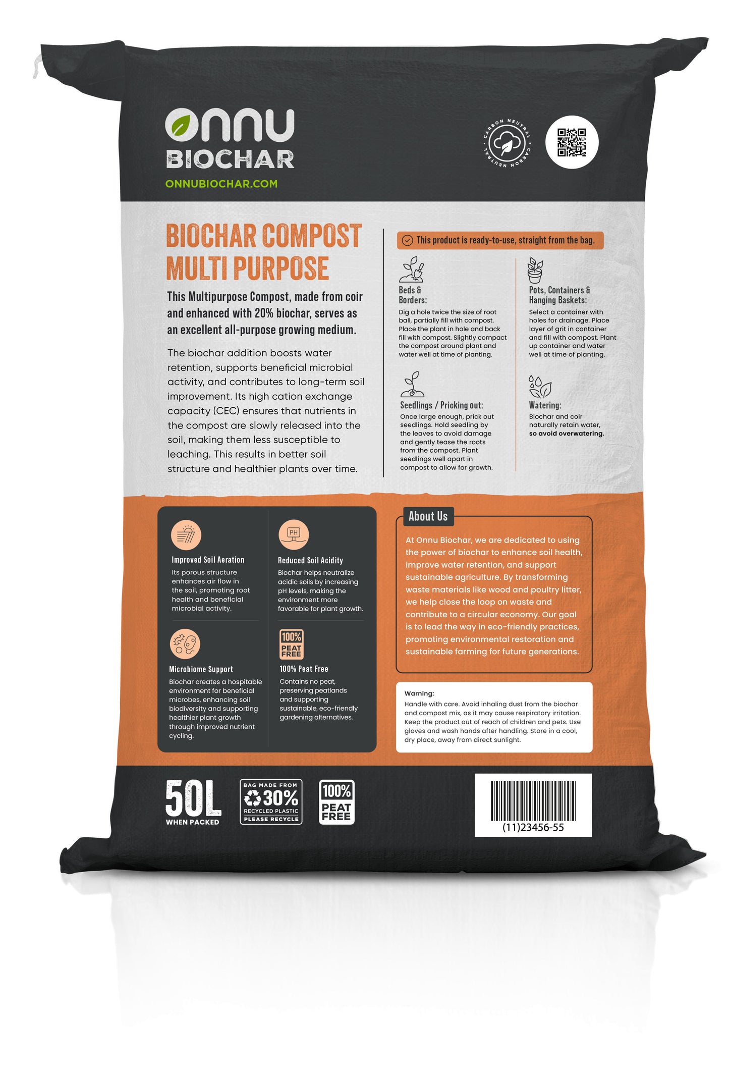 Multi-purpose Biochar Compost Mix