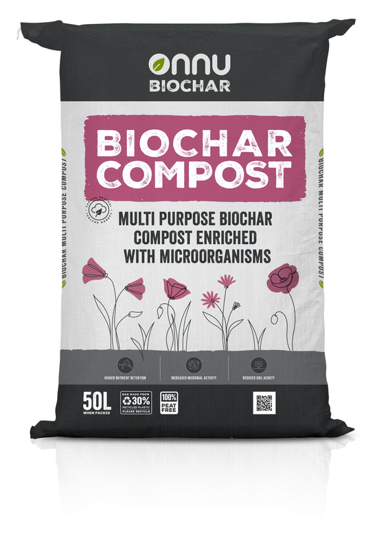 Multi-purpose Biochar Compost Mix Enriched with Microorganisms